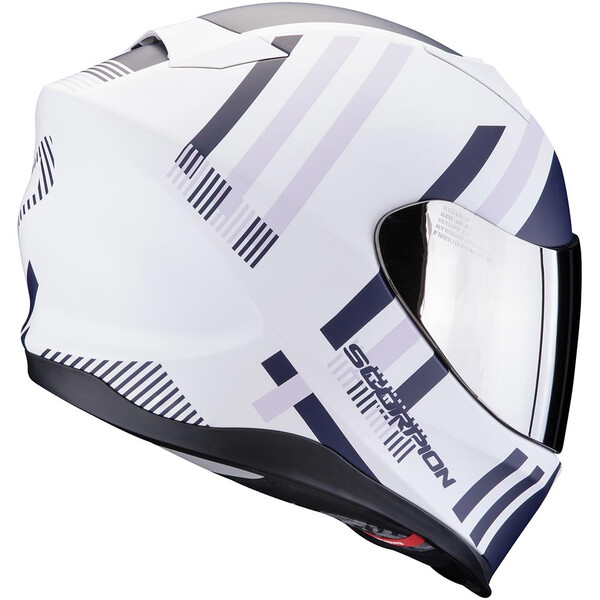 Scorpion - Casque Exo-520 Evo Air Banshee Blanc Mat / Bleu