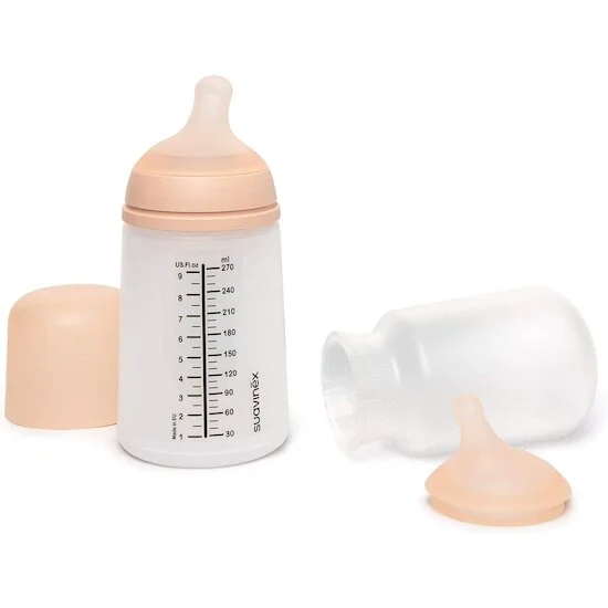 Pack biberon ZERØ.ZERØ   270 ml   de               Suavinex