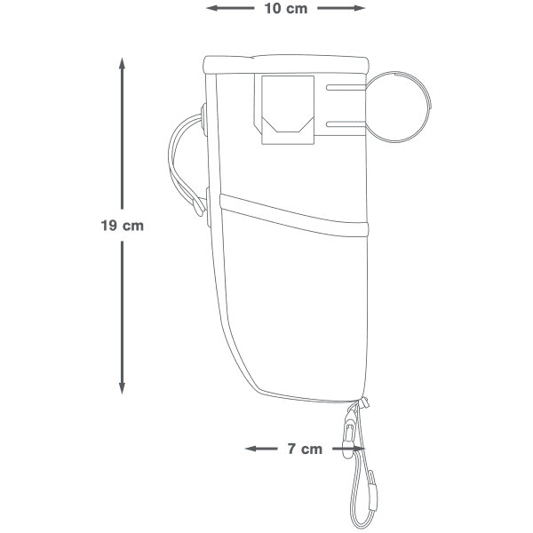 Saccoche Vélo APIDURA BACKCOUNTRY FOOD POUCH PLUS 1.2L