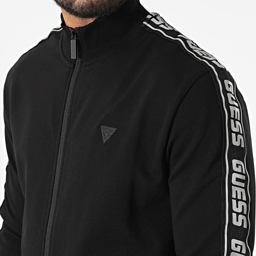 Veste Zippée A Bandes Z2YQ12 Noir