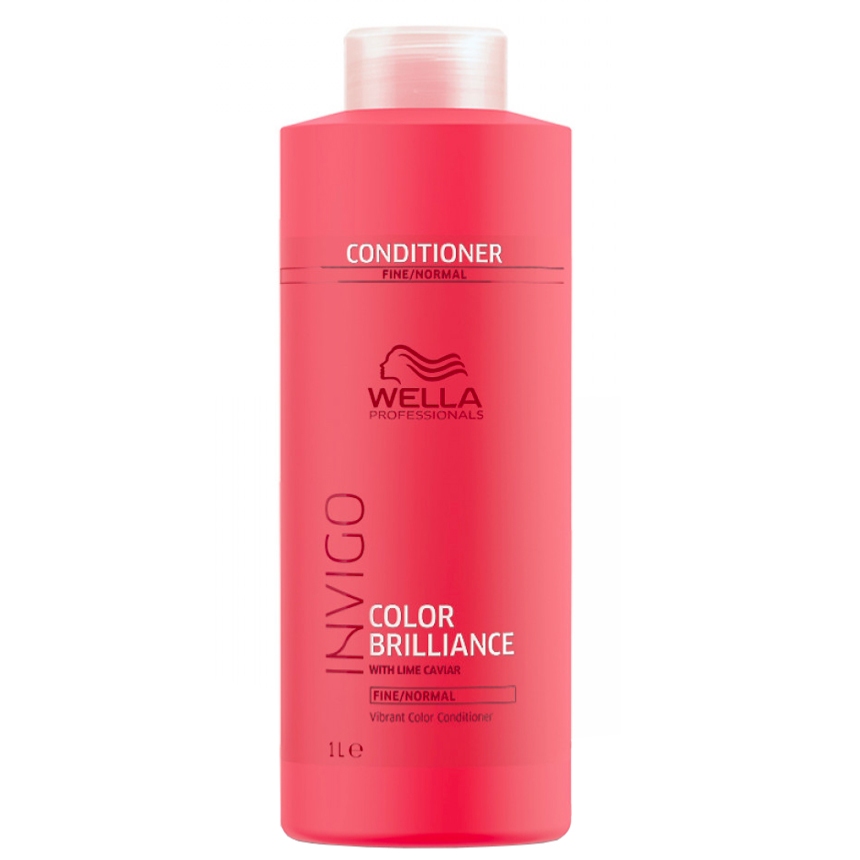 Conditioner Color Brilliance Invigo Cheveux Fins  normaux Wella 1L