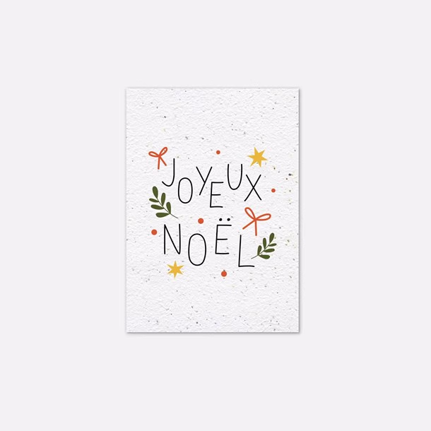 Carte à planter - joyeux noël x mahault