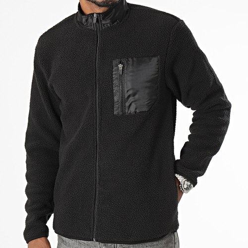 Veste Polaire Zippée Just Noir