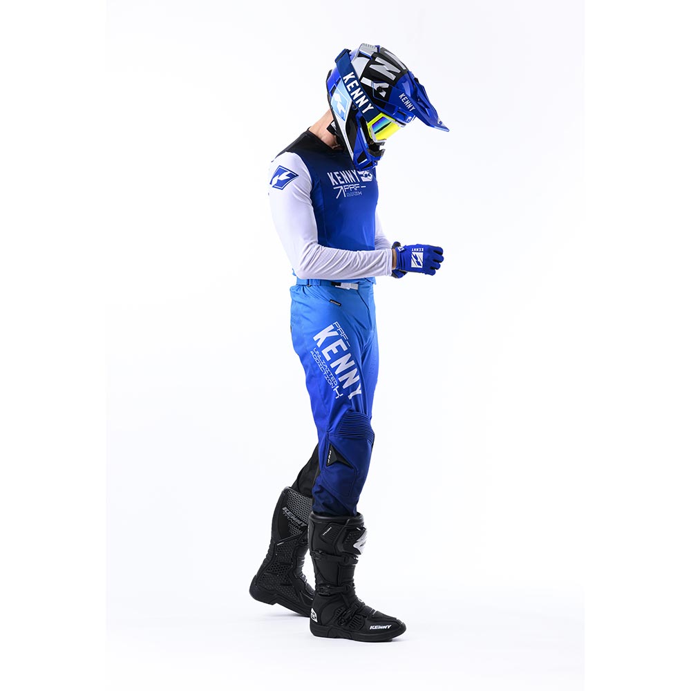 Kenny - Maillot Performance Wave Bleu / Blanc