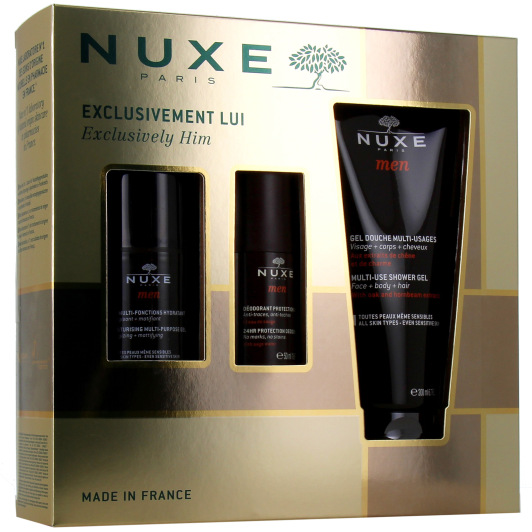 Nuxe Coffret Exclusivement lui : idée cadeau homme