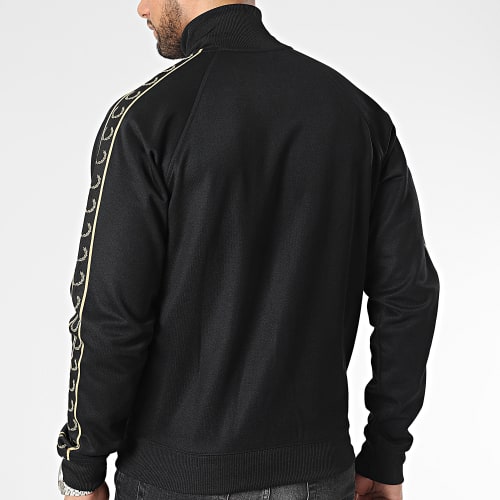 Veste Zippée A Bandes Seasonal Taped J4575 Noir Doré