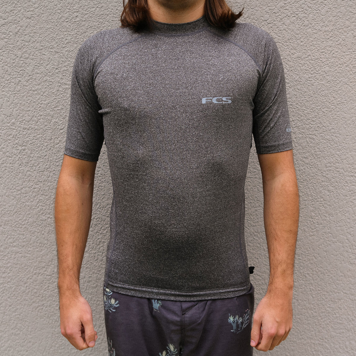 FCS Essential SS Rash Vest / Lycra Solaire - Tranquil Blue Tranquil Blue
