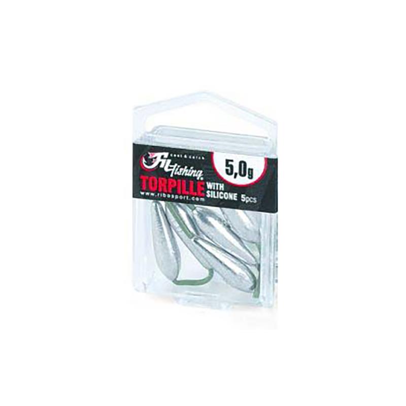 Plombs Torpille Fil Fishing Gaine Silicone