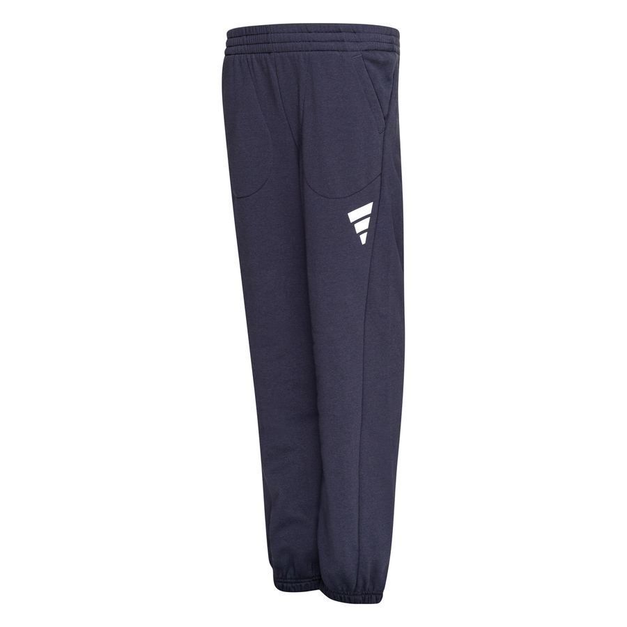 adidas Bas de Survêtement Fleece - Bleu Marine/Blanc Enfant