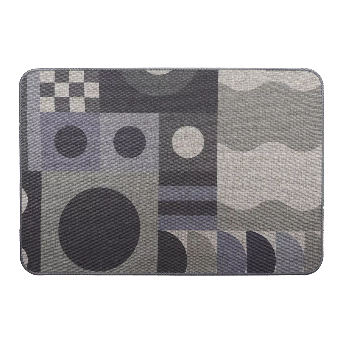 Tapis antidérapant (40 x 60 cm) Geo Gris