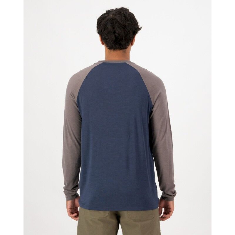 Icon Merino Raglan Long Sleeve - T-shirt en laine mérinos homme