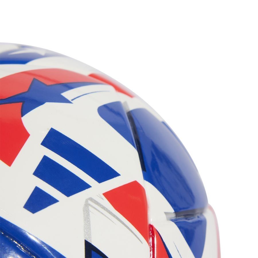 adidas Ballon Mini Club World Cup 2025 - Blanc/Bleu/Lucid Red
