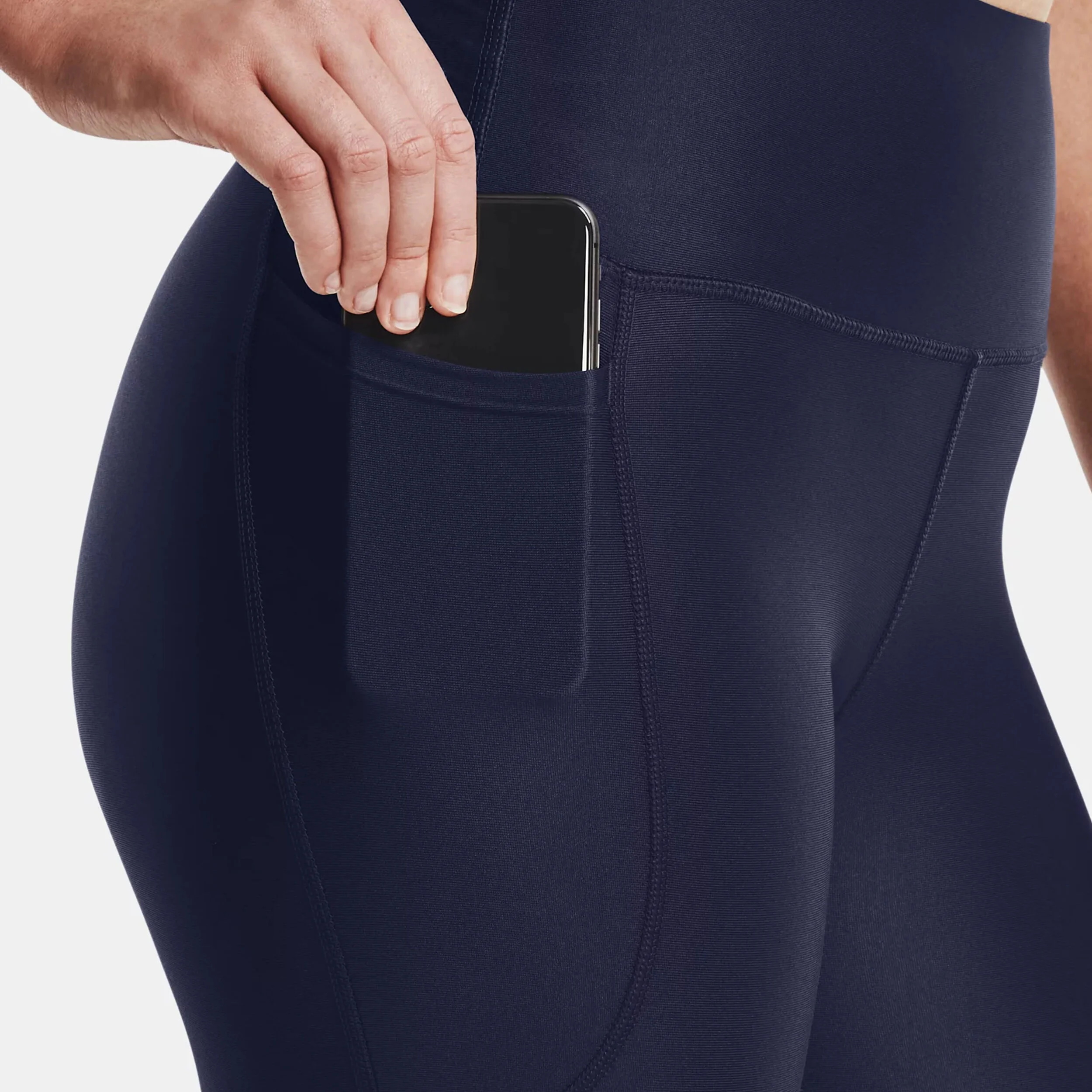 Under Armour High Rise Collant Tight Femmes - Bleu Foncé