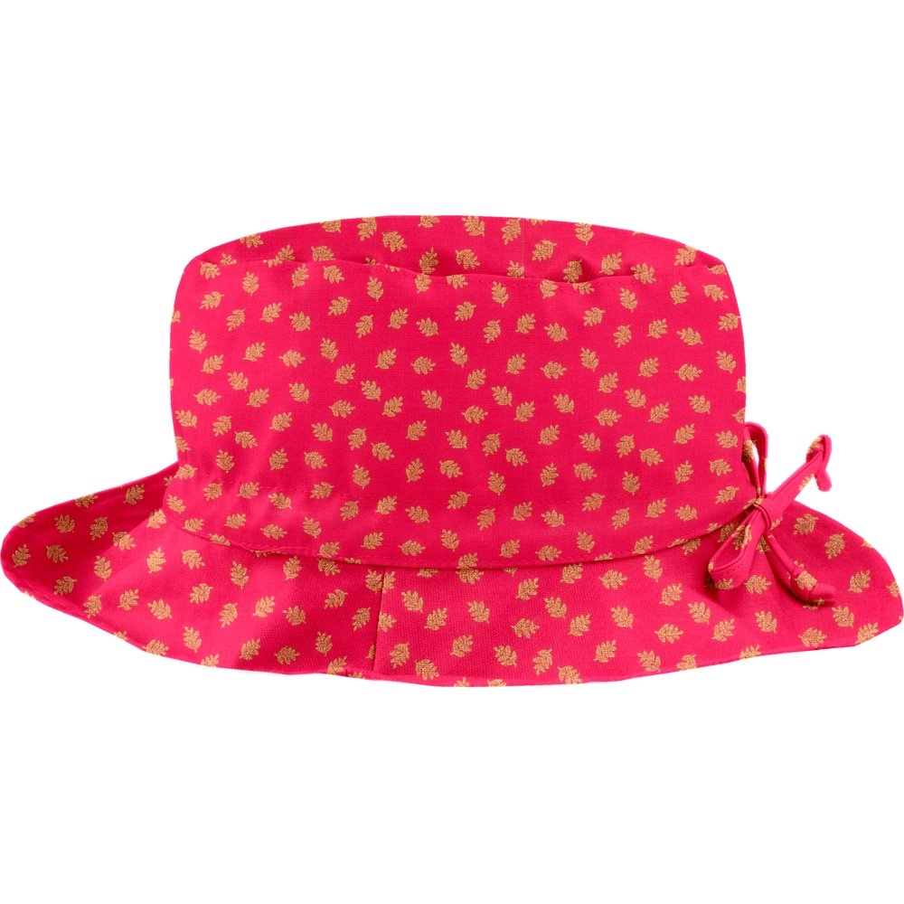 Chapeau Pluie Ajustable Femme T3 Feuillage Or Rose