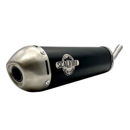 Silencieux Scalvini ALU/INOX BLACK - Noir
