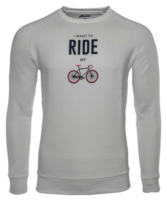 Sweat Rubb'r I Want to Ride Blanc