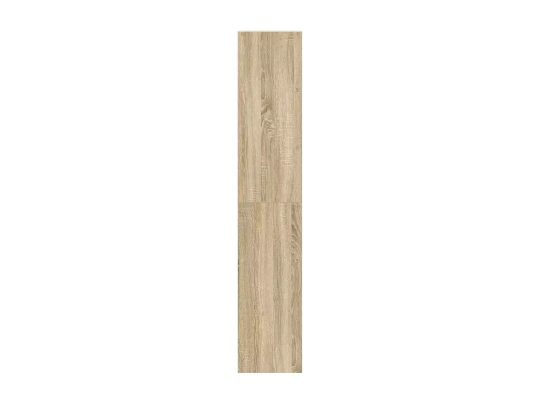 Bibliothèques 2 pcs empilable chêne sonoma bois d'ingénierie