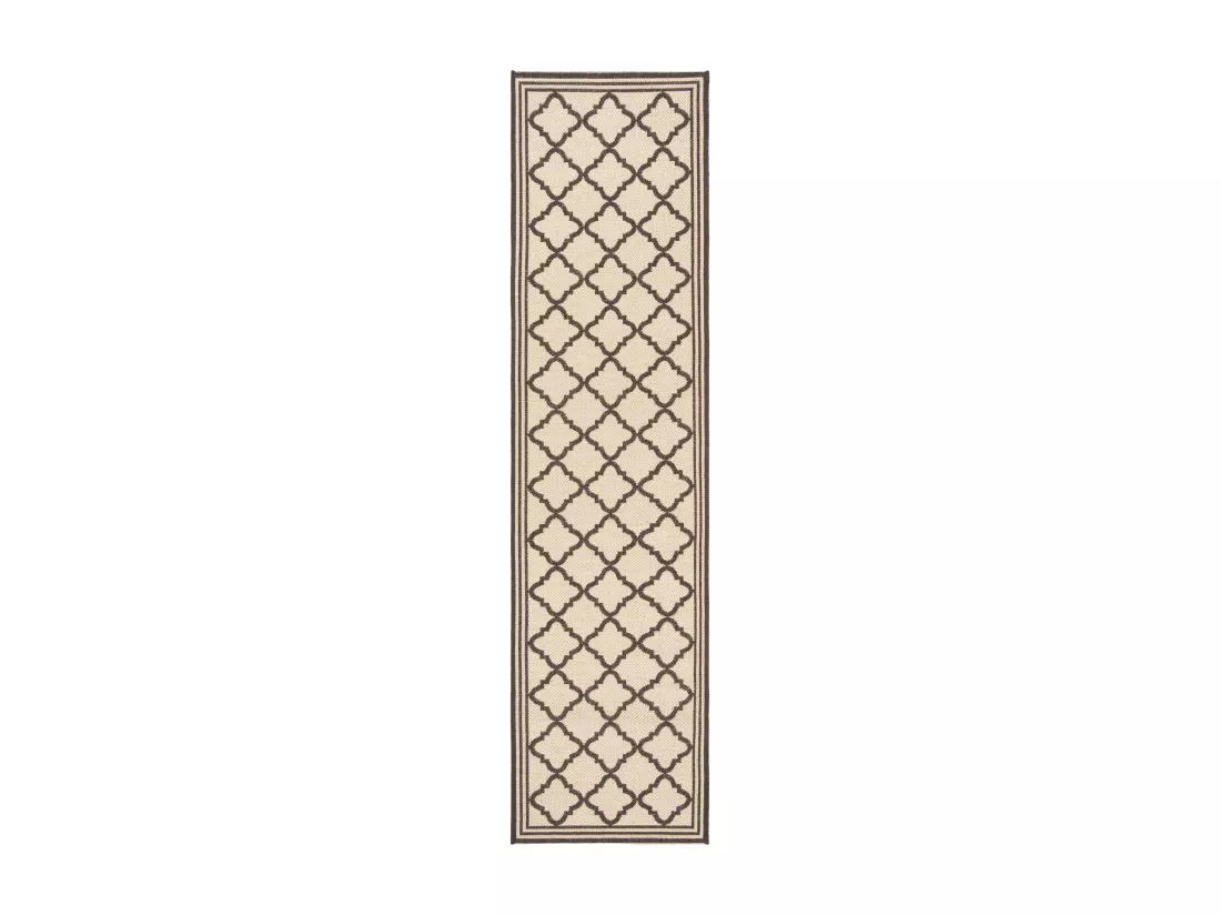 Tapis Creme & Brown 61 X 244 cm - Ischia