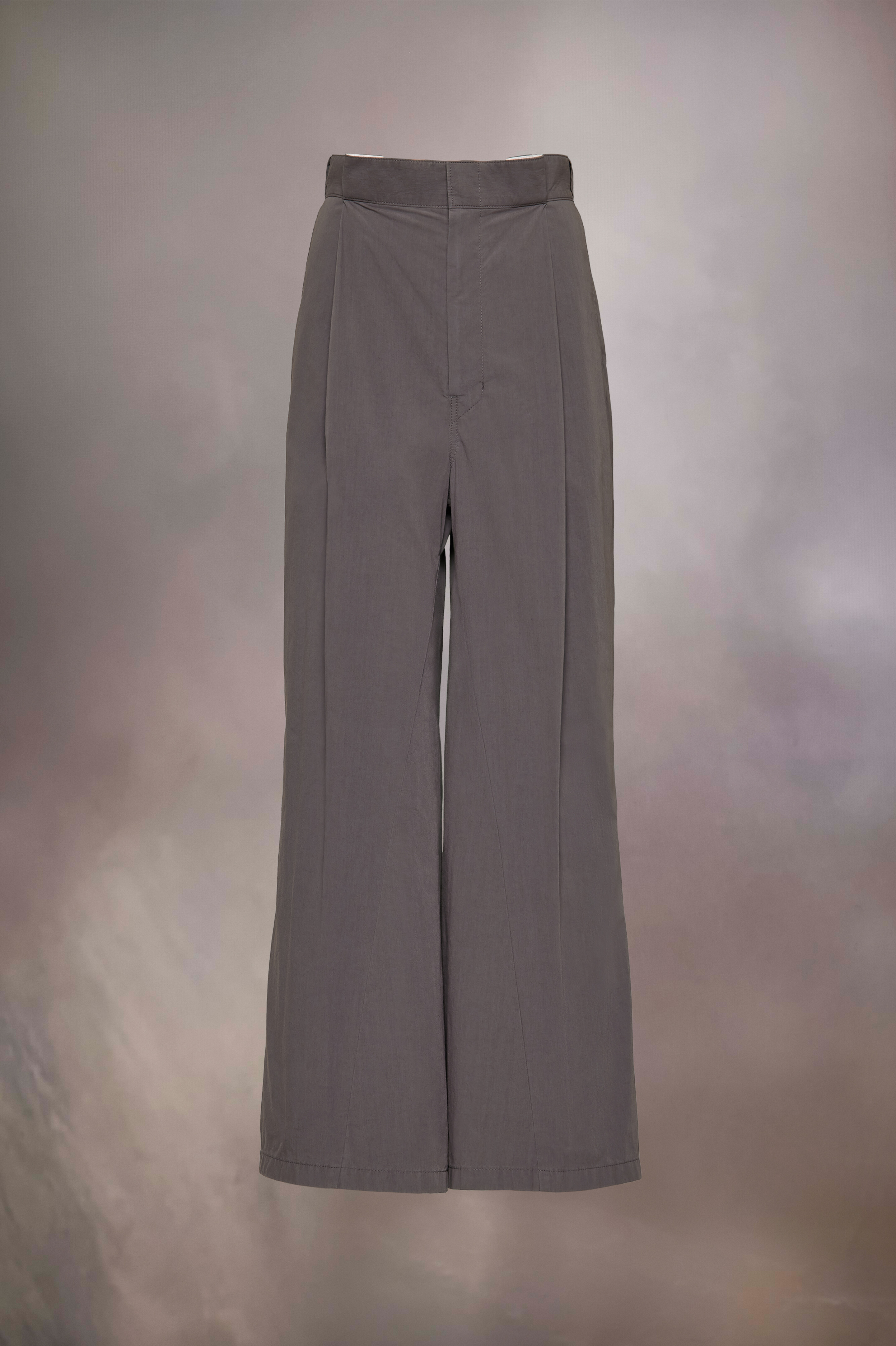 Pantalon à plis Gris asphalte