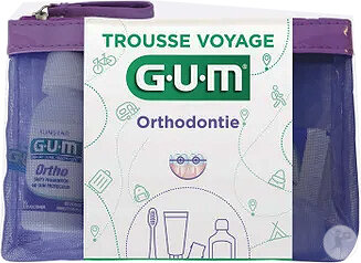 Gum Trousse Voyage Orthodontie 4 Produits