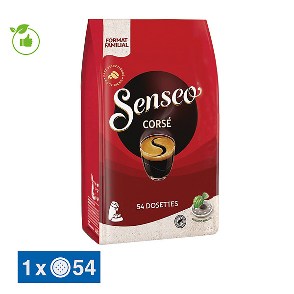 Café SENSEO® Corsé, paquet de 54 dosettes