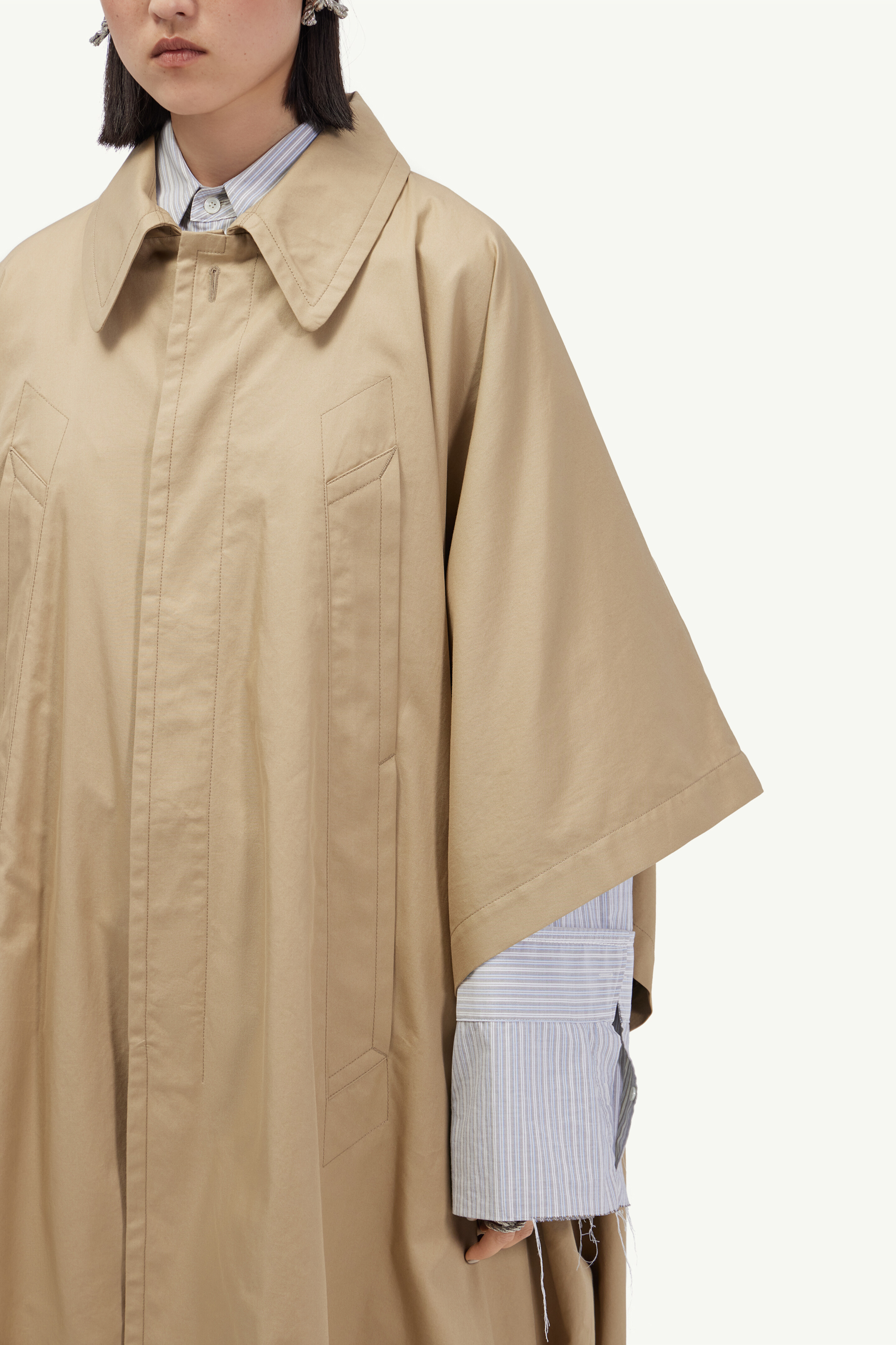 Trench-coat Rose beige