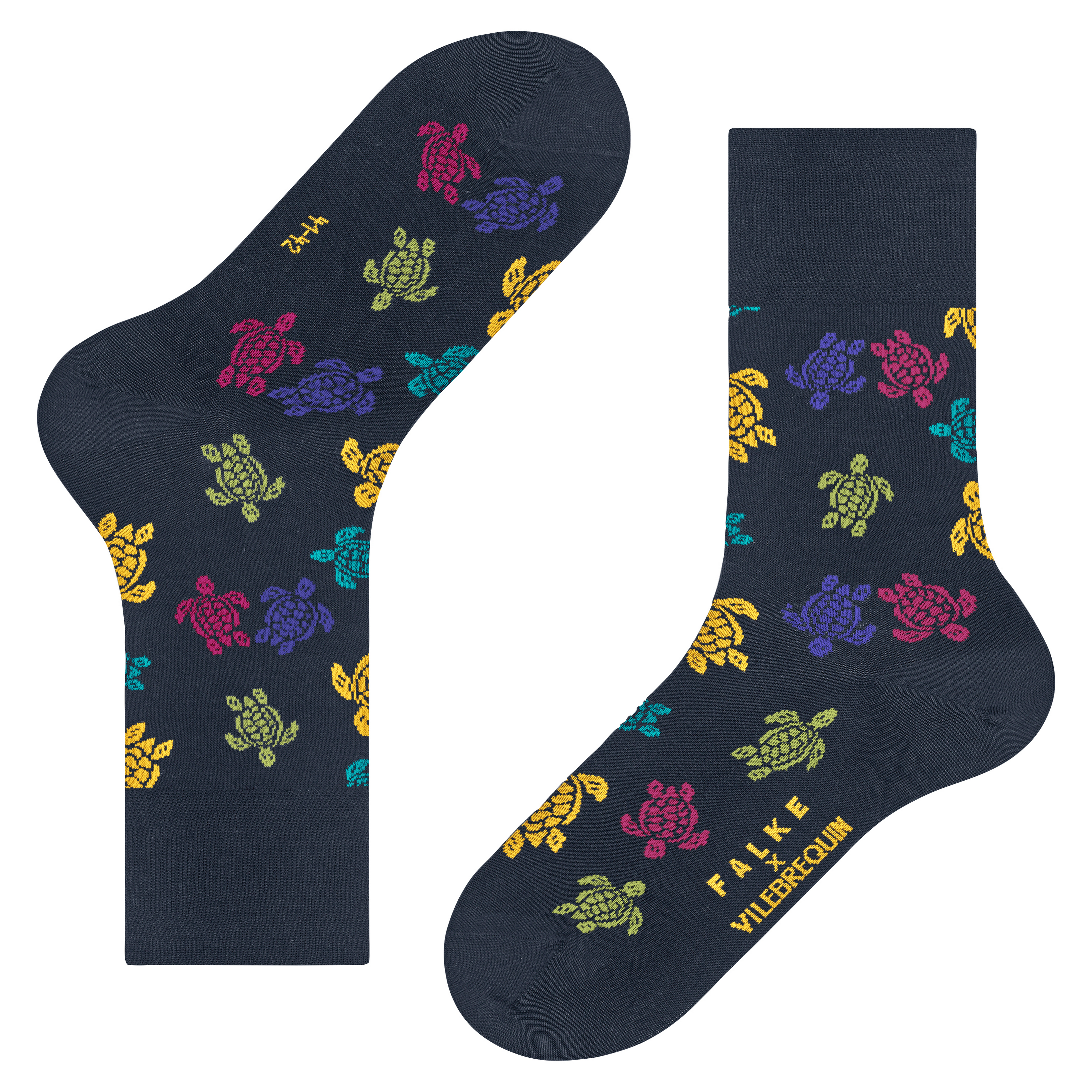 Chaussettes homme Rondes des Tortues Multicolores | Vilebreauin