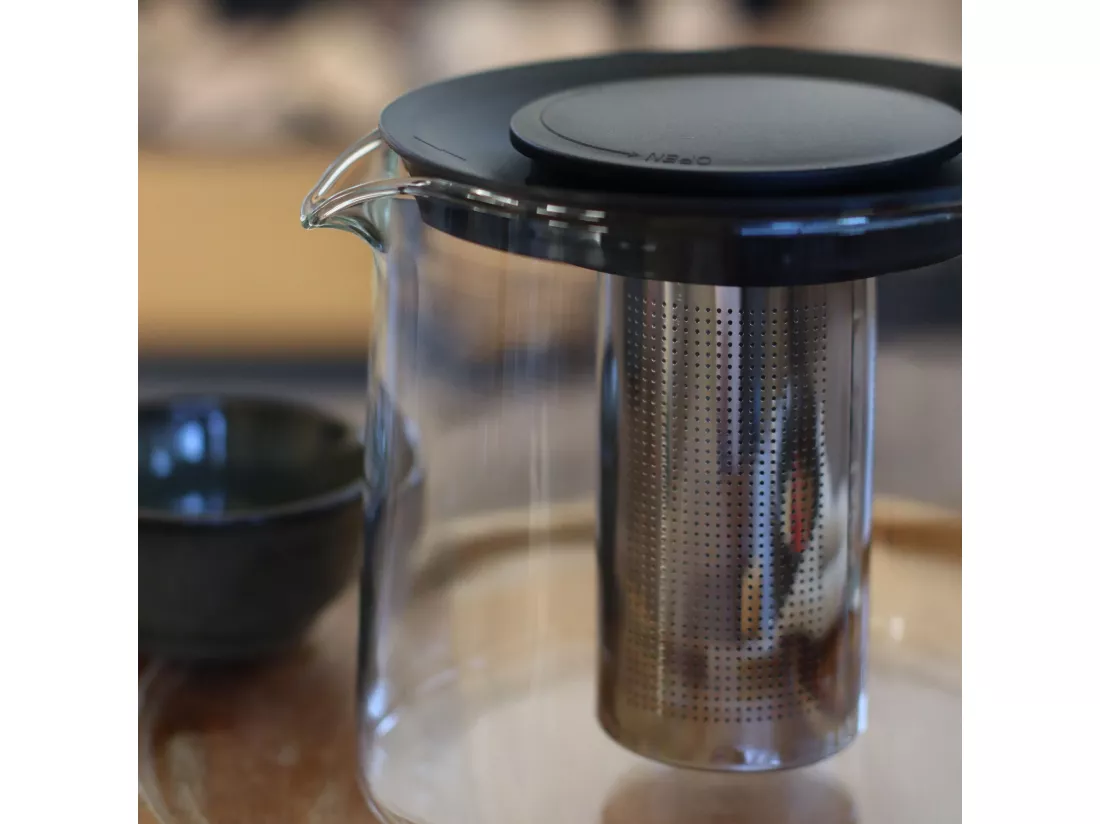 Novastyl - Theiere Kamakura 1.5l En Verre Avec Infuseur En Acier Inoxydable