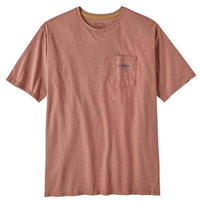 T-Shirt Patagonia Boardshort Logo Pocket Orange