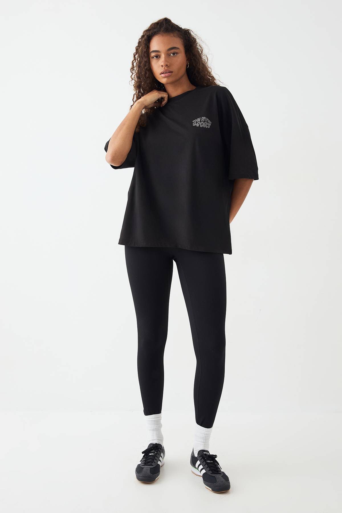 T-Shirt Oversize Imprimé Sport DSGN Studio