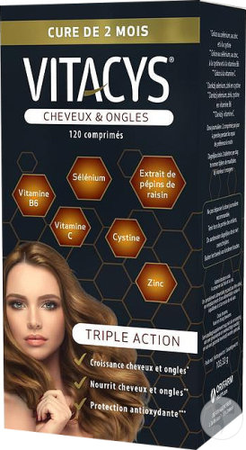 Vitacys Cheveux Et Ongles 120 Comprimés