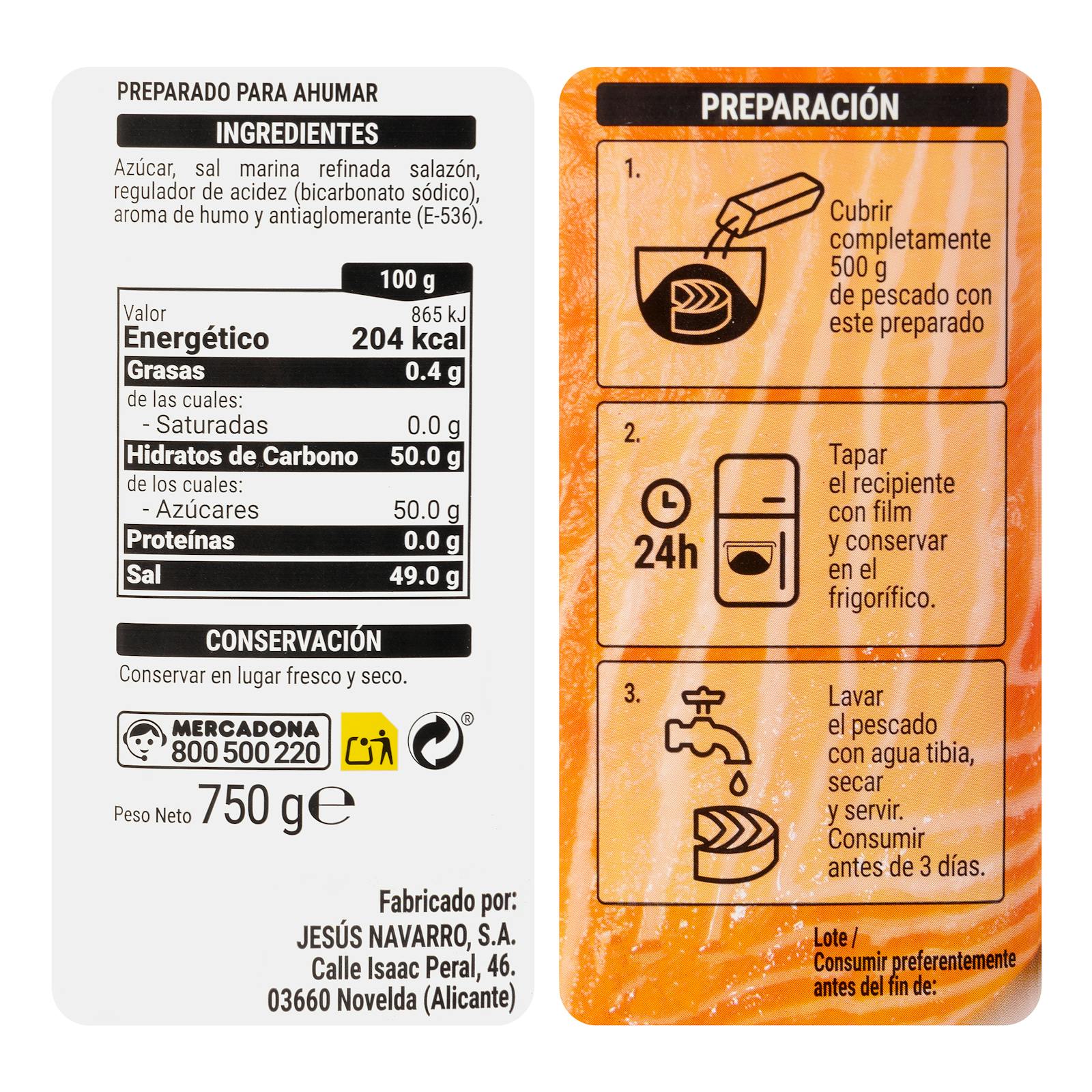 Préparé pour fumer Hacendado