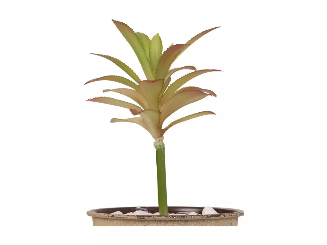 Pot avec plante artificielle 10x10x22h