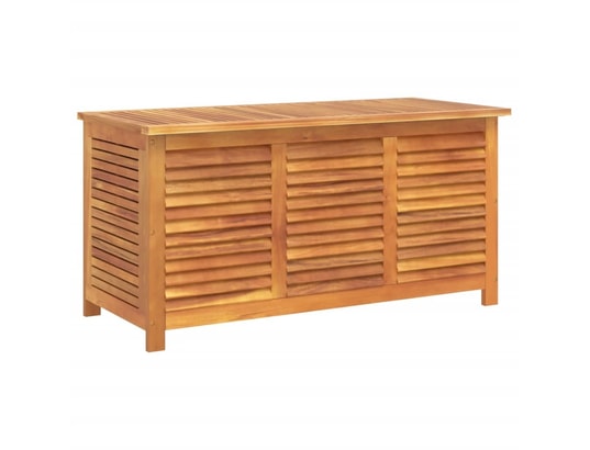 VIDAXL - Coffre Boîte de rangement de jardin persiennes 113x50x56cm bois aca...