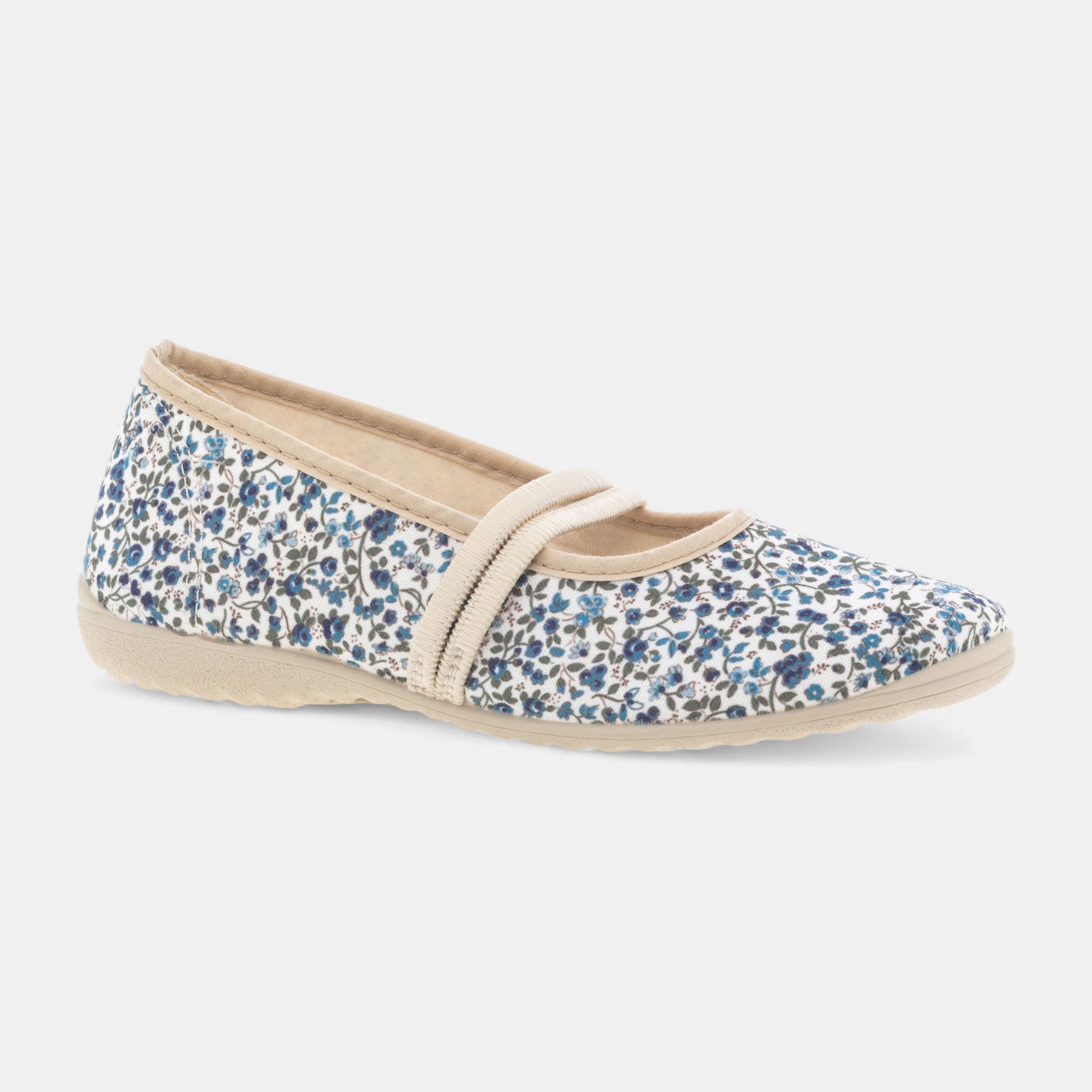 Chaussons ballerines Femme bleu