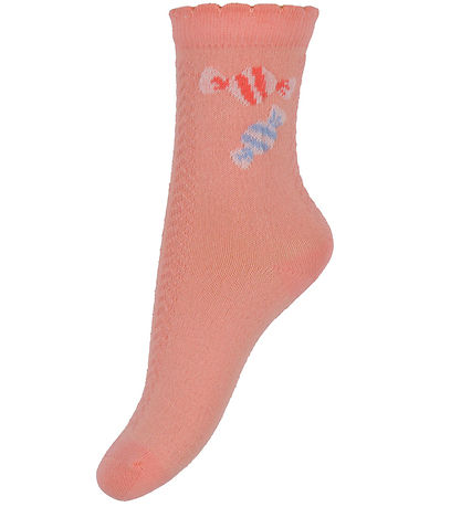 Minymo Socken - 3er-Pack - Strawberry Ice