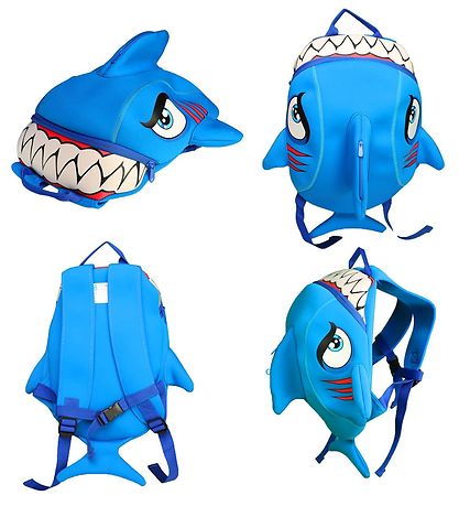 Crazy Safety Kindergartentasche - Shark - Blau