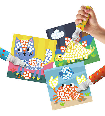 SES Creative Punktmarker - 3 Farben XXL - Aktivitätskarten