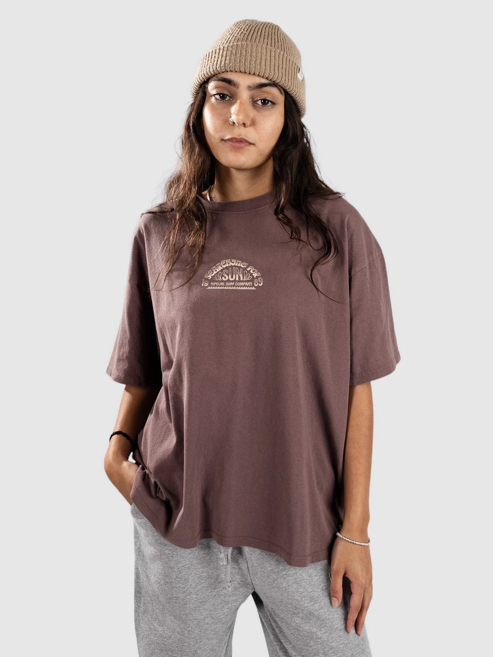 Rip Curl Cosmic Summer Heritage T-Shirt eggplant