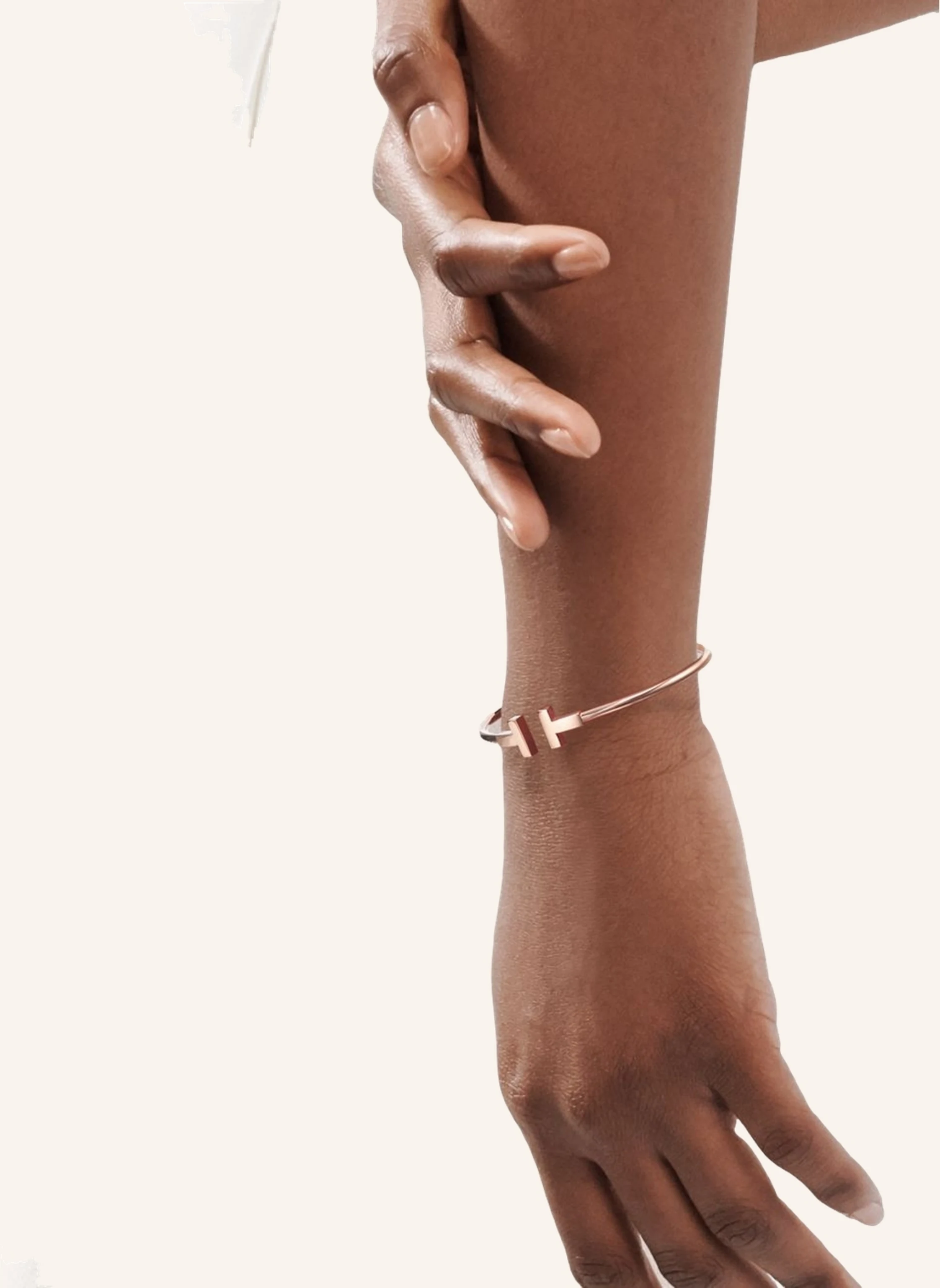 TIFFANY & Co. Tiffany T Wire ARMREIF aus 18 Karat Roségold