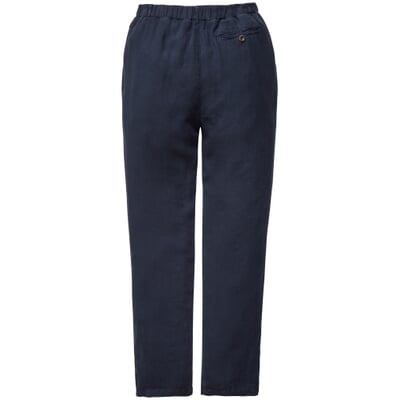 Herren-Leinenhose, Dunkelblau