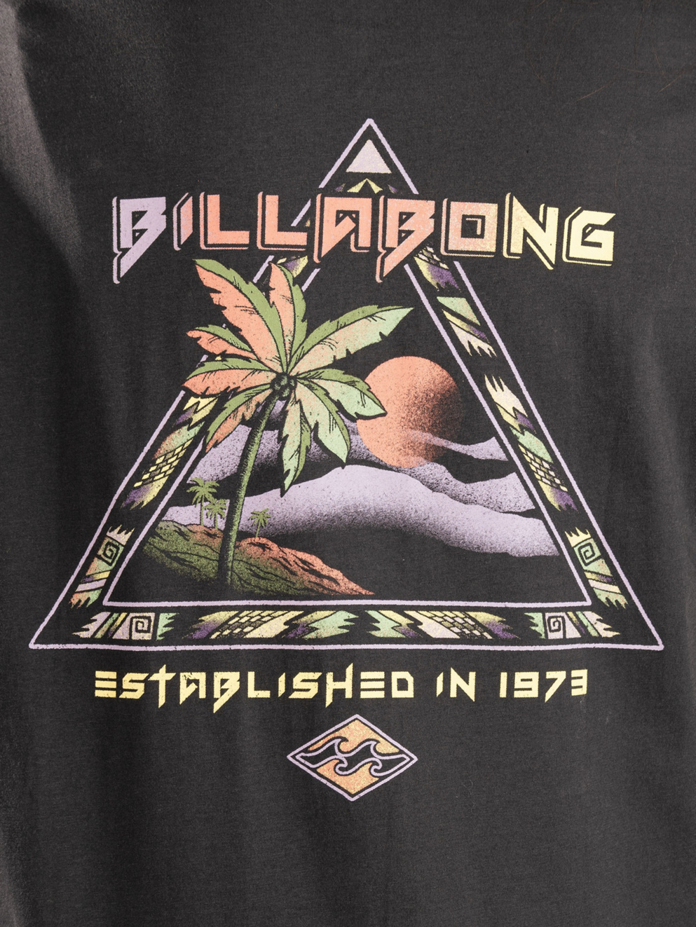 Billabong Retro Surfin T-Shirt off black