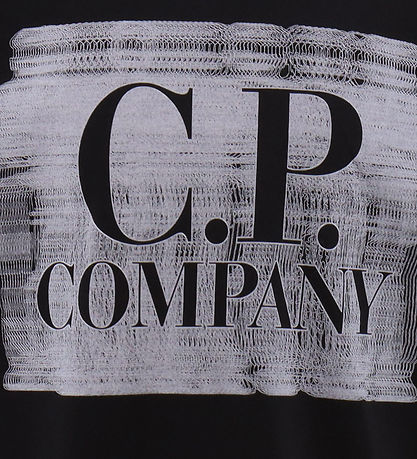 C.P. Company T-Shirt - Schwarz m. Weiß