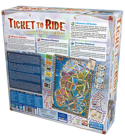 Ticket to Ride Brettspiel - Nordlichter - Nordic