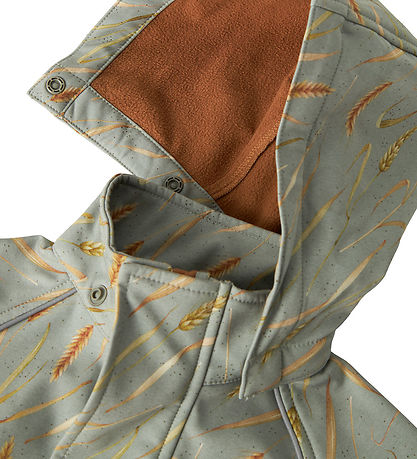 Name It Softshelljacke m. Fleece - NmmAlfa08 - Shadow/Field