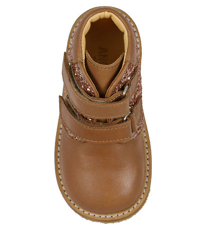 Angulus Schuhe - Mandel/Maple m. Glitzer