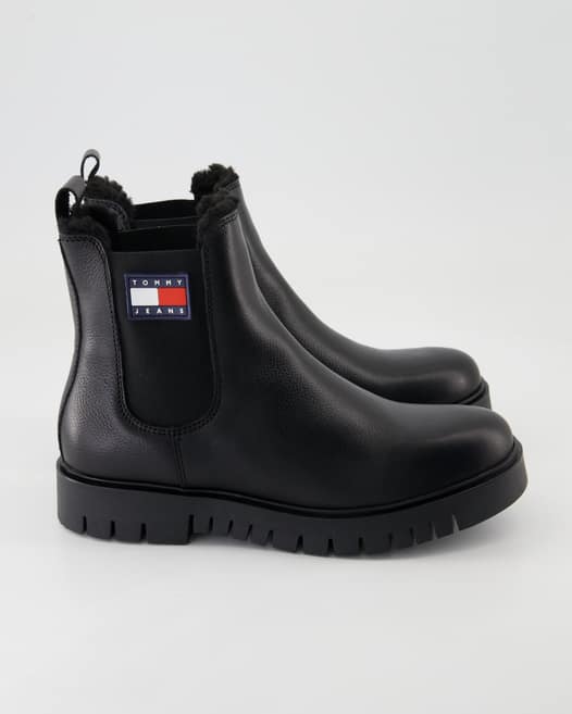 Tommy Hilfiger Jeans TJW Chelsea Boot WL Chelsea Boots in Schwarz