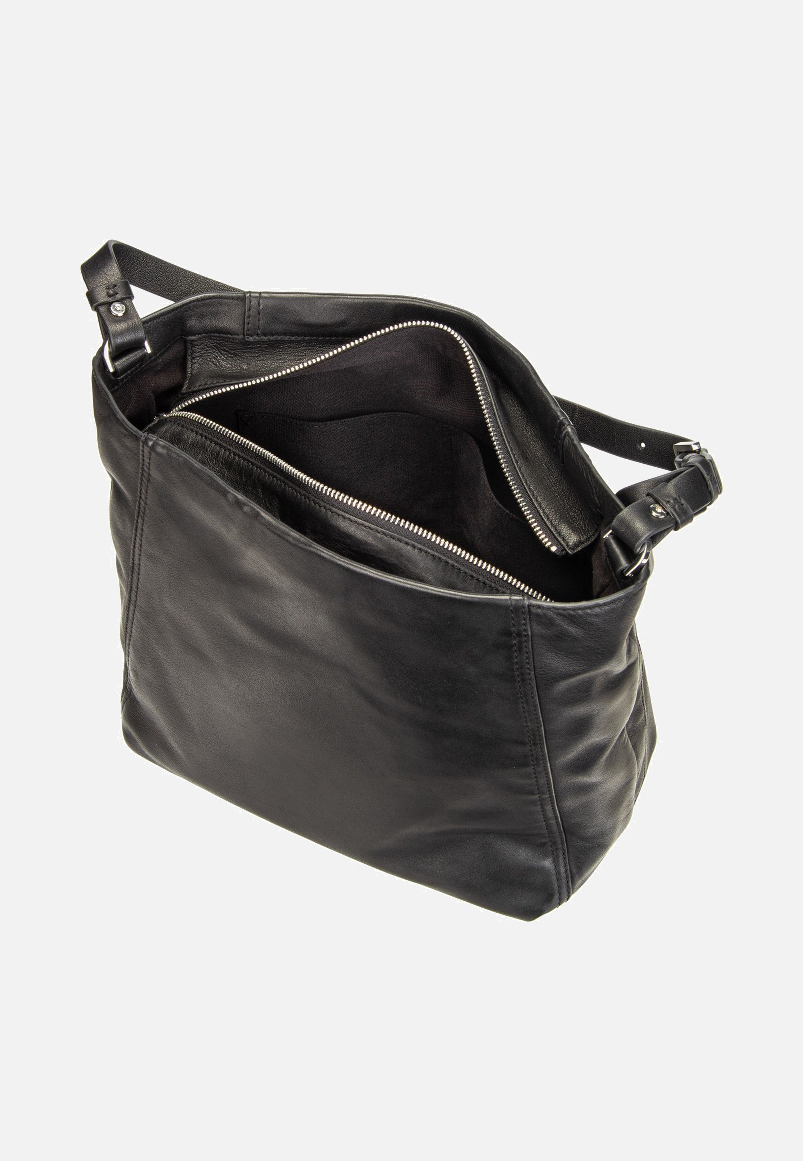 Chudy Hobo M Sheep Natural Black - Hobo Bag