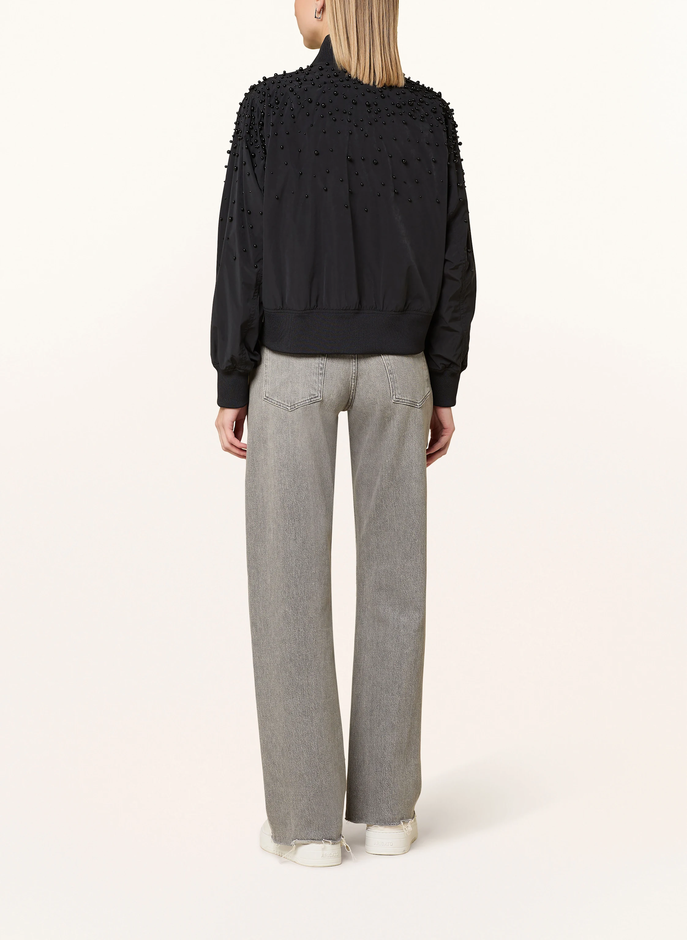 BLONDE No.8 Blouson SUSAN mit Schmuckperlen