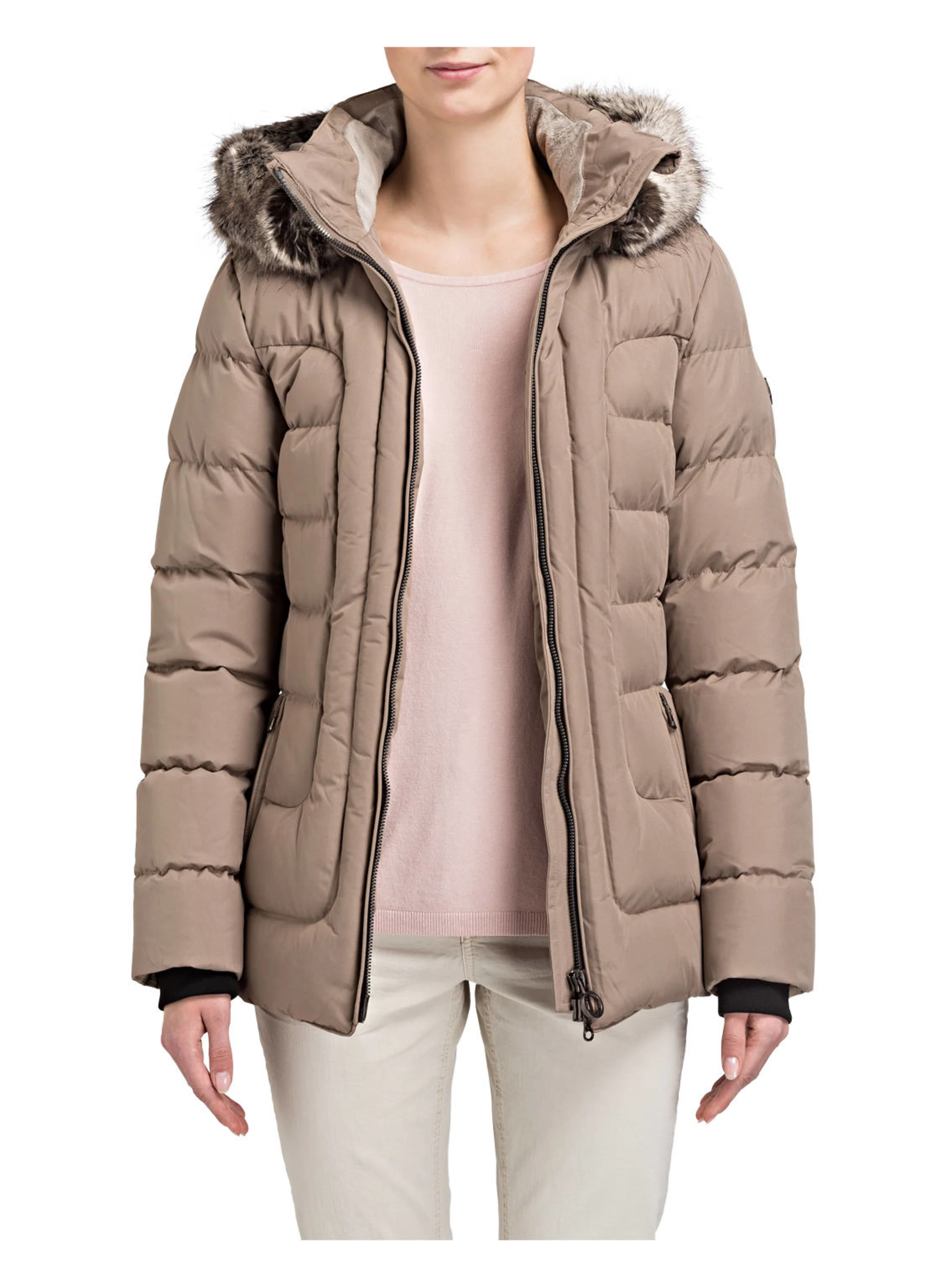 WELLENSTEYN Steppjacke BELVITESSE mit abnehmbarem Kunstfell